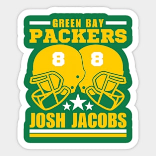 Green Bay Packers Jacobs 8 American Football Sticker